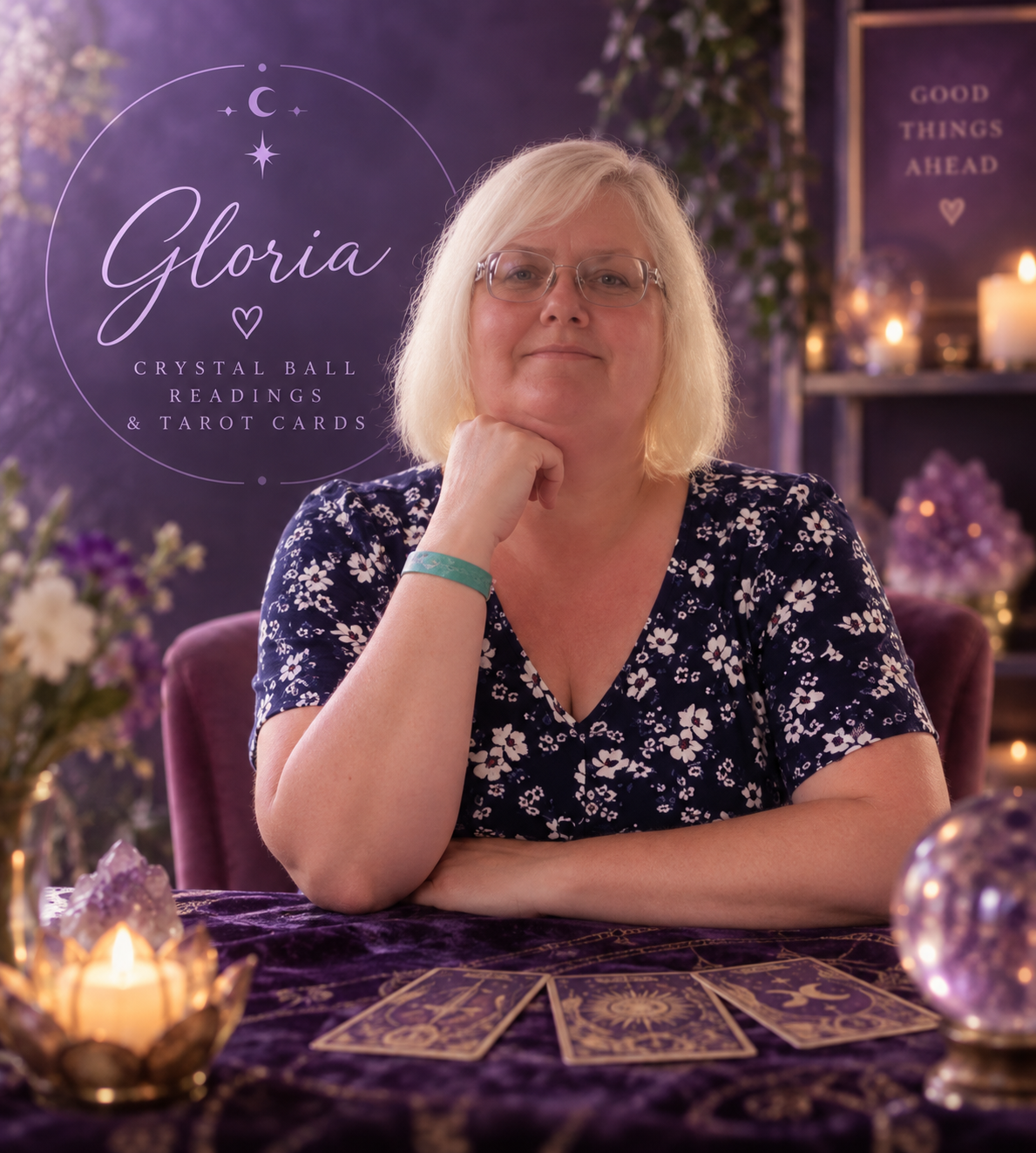 Gloria, psychic and Tarot reader in Failsworth Manchester